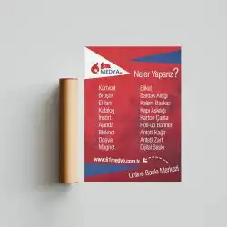 A4 Tek Yönlü El İlanı