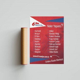 A4 Tek Yönlü El İlanı
