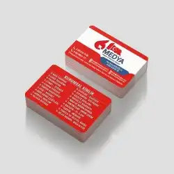 Kesimli ve Kabartmalı Kartvizit