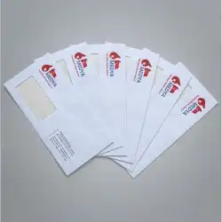 Pencereli Zarf - Renkli