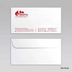 Penceresiz Zarf - Tek Renk