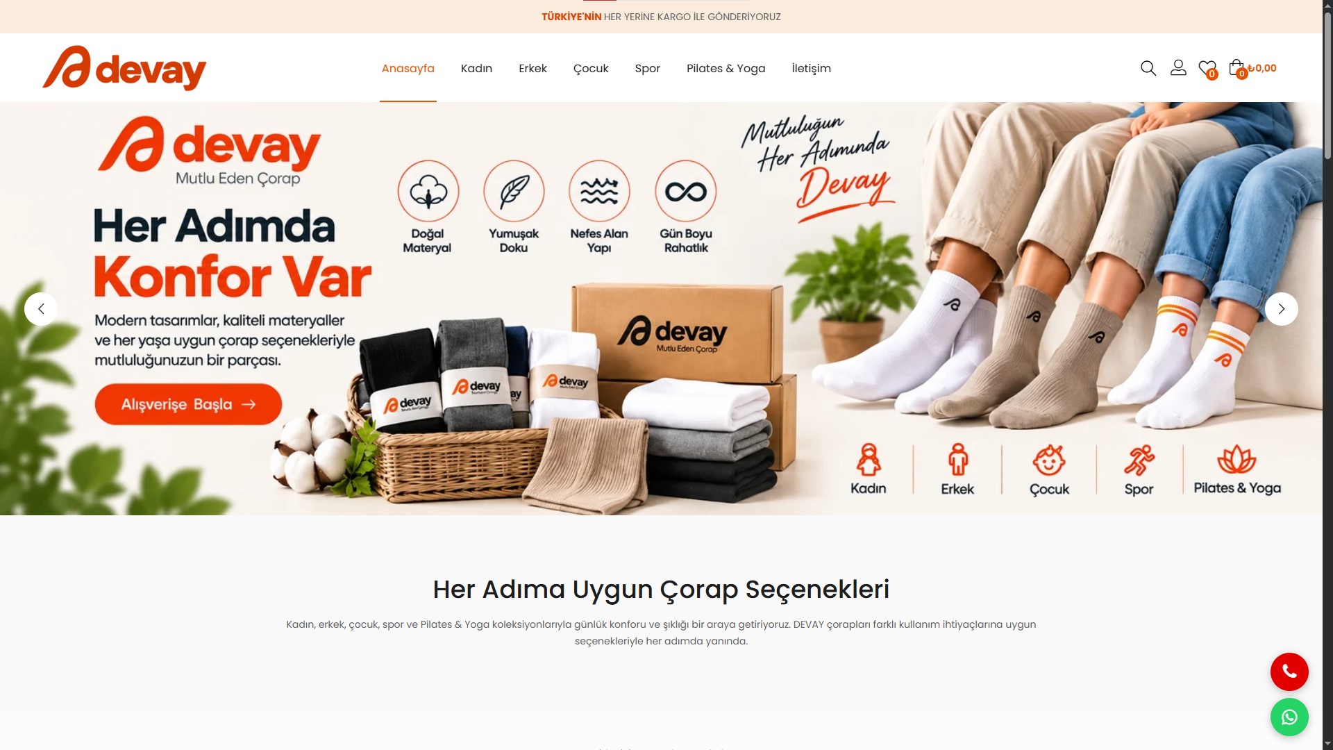 Devay — E-Ticaret Sitesi