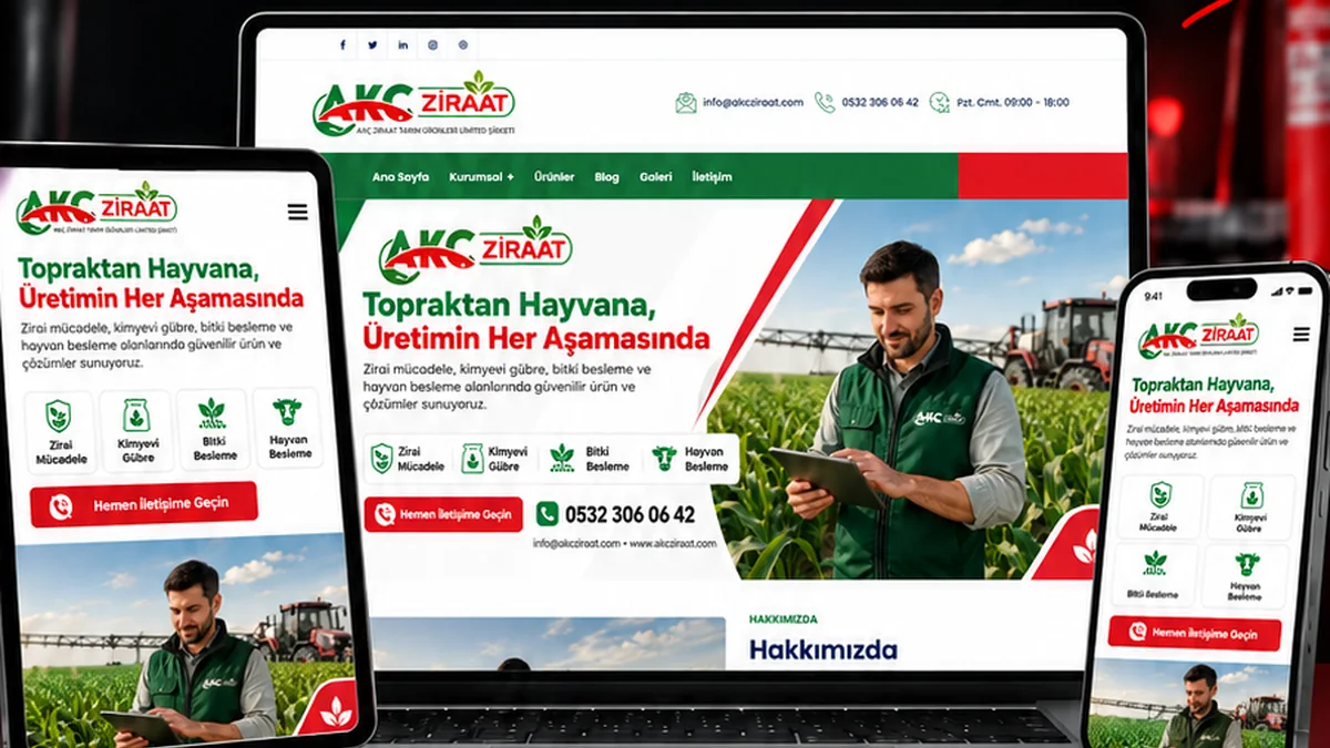 AKÇ Ziraat — Kurumsal Web Sitesi