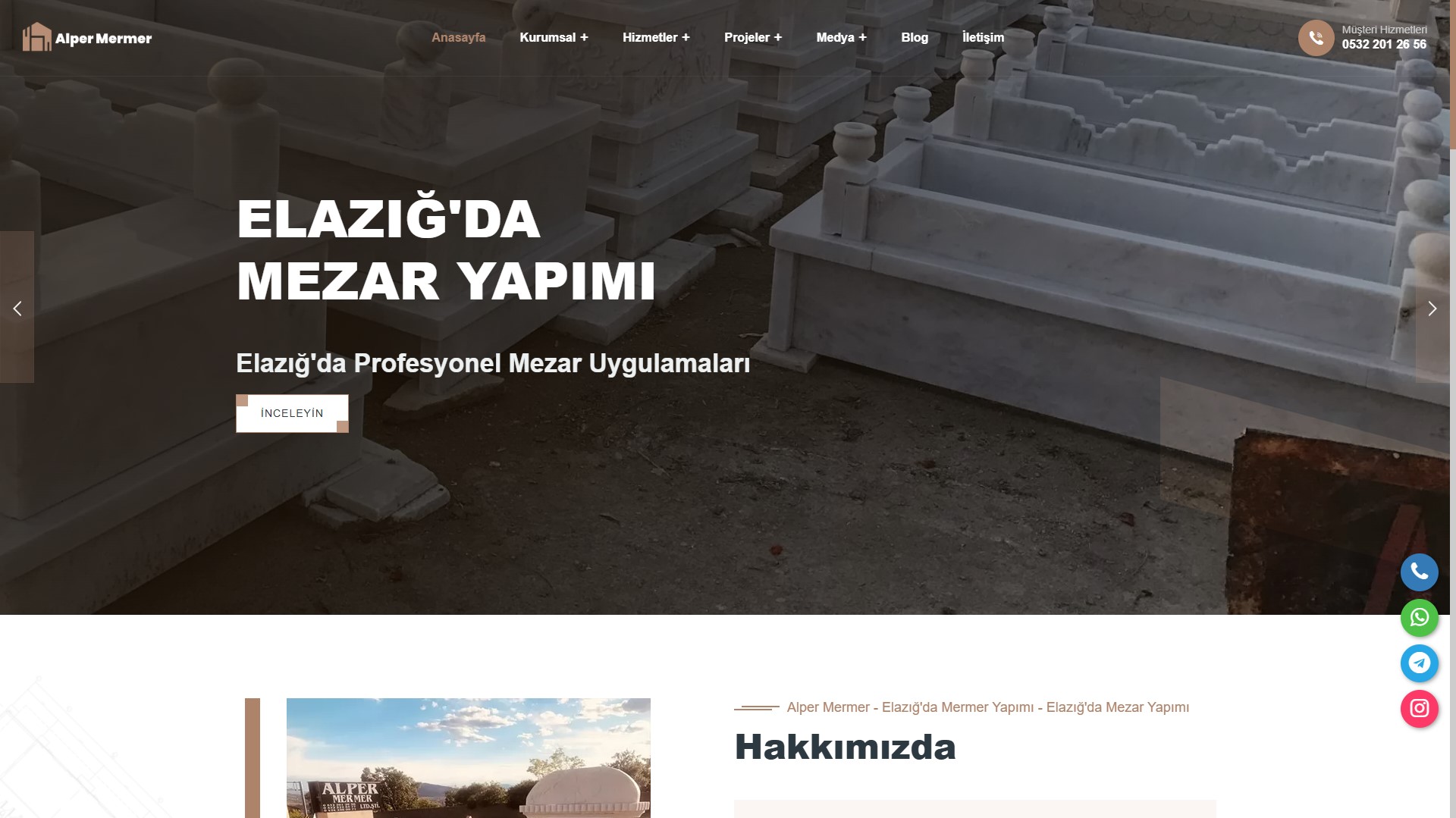 Alper Mermer — Kurumsal Web Sitesi