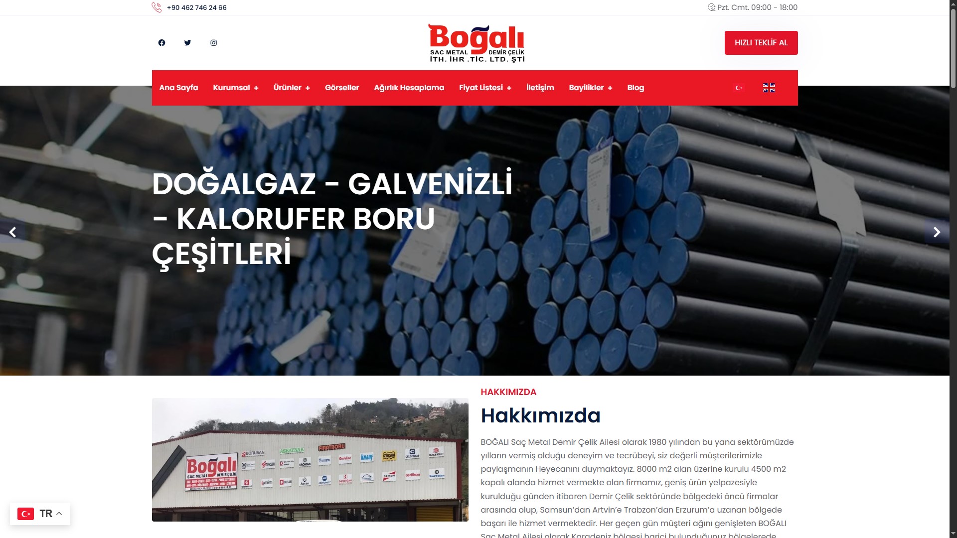 Boğalı Ferforje — Kurumsal Web Sitesi