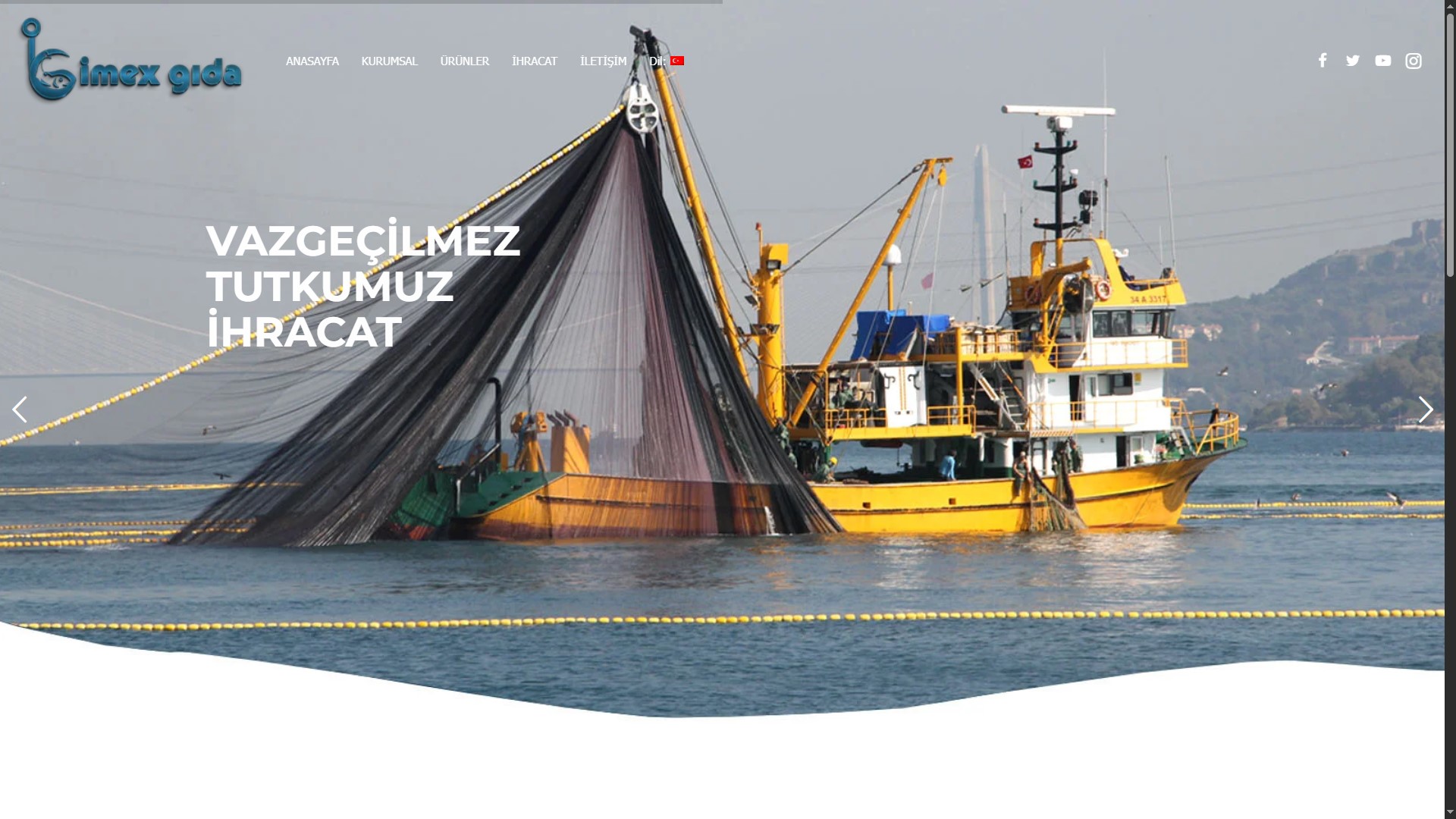 İmex Gıda — Kurumsal Web Sitesi