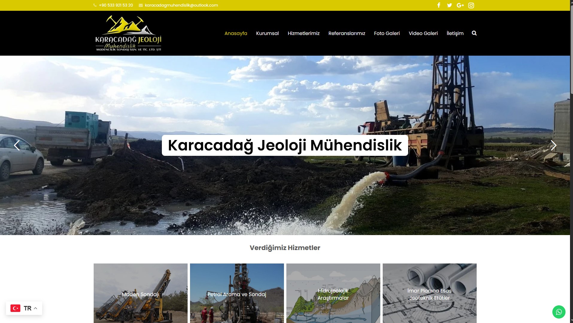 Karacadağ Mühendislik — Kurumsal Web Sitesi