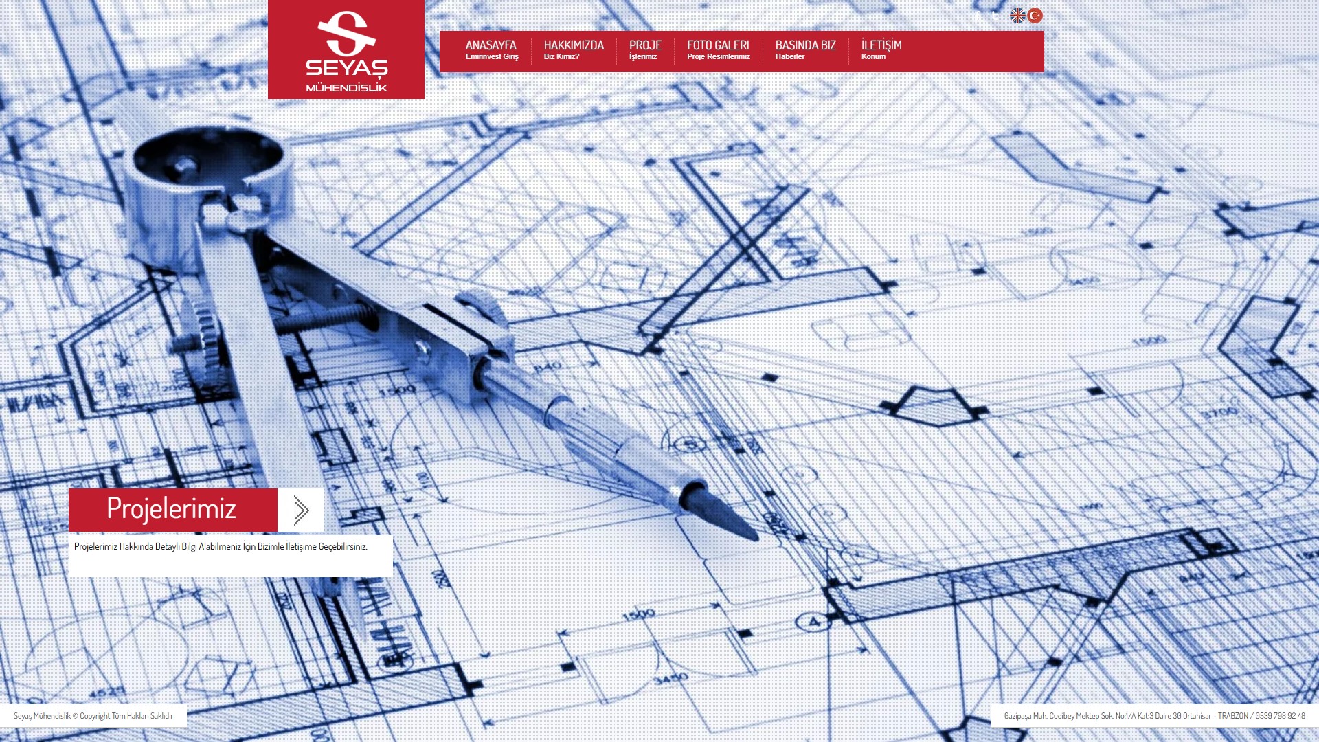 Seyaş Mühendislik — Kurumsal Web Sitesi