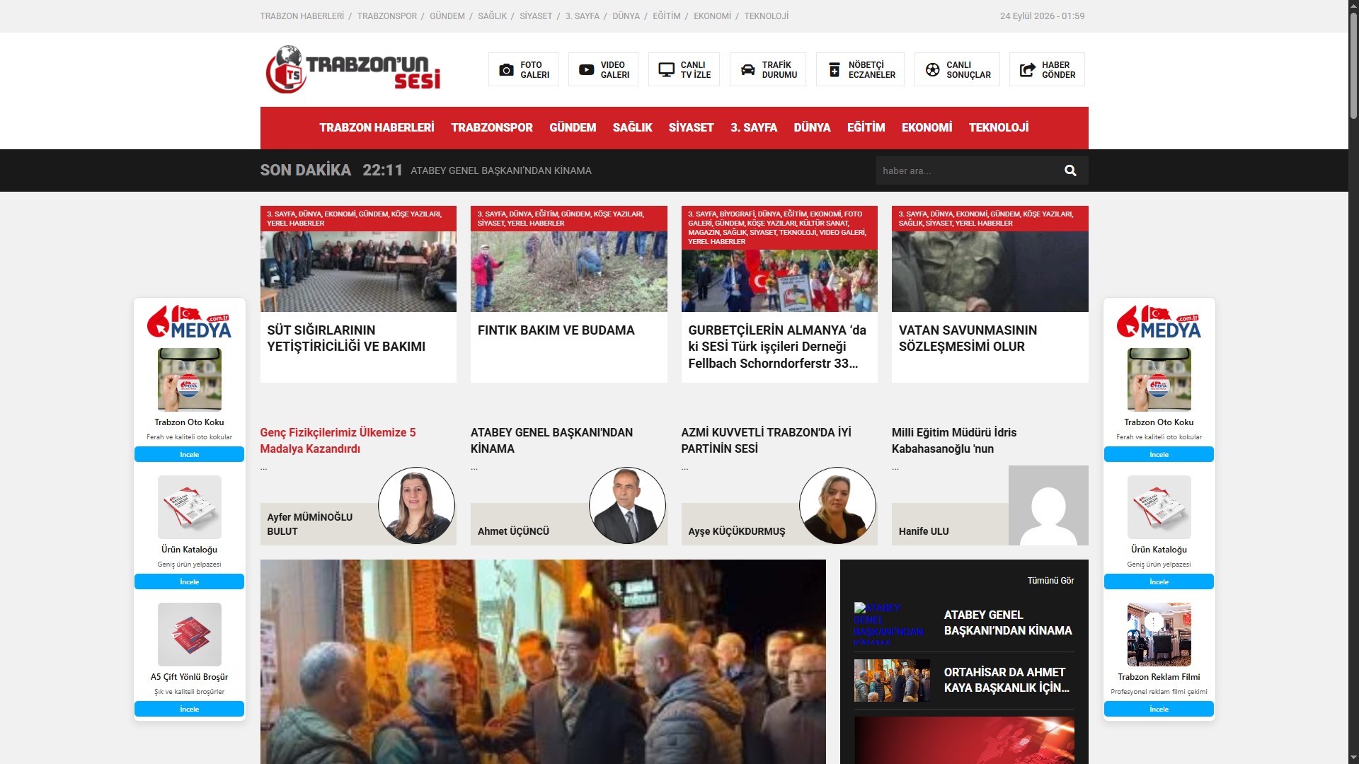 Trabzonun Sesi — Haber Sitesi