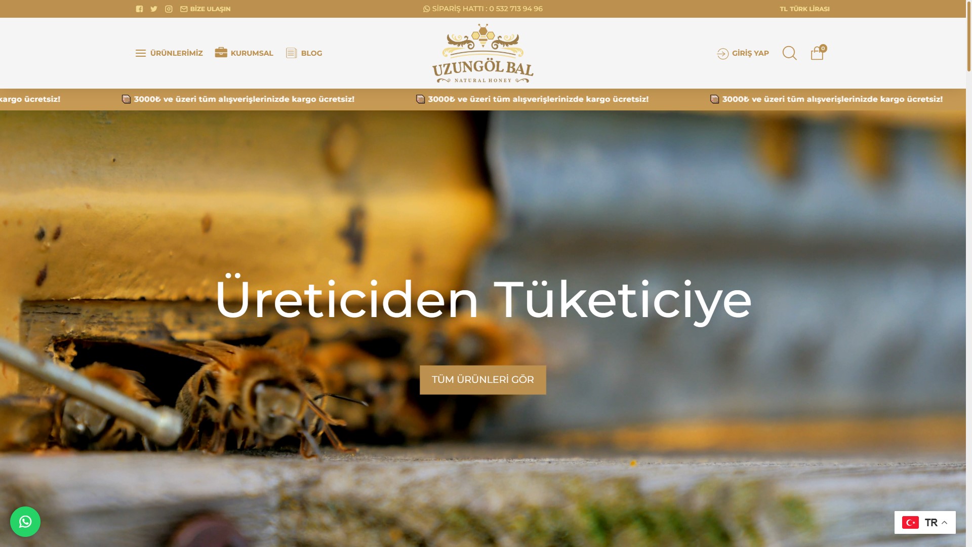 Uzungöl Bal — E-Ticaret Sitesi