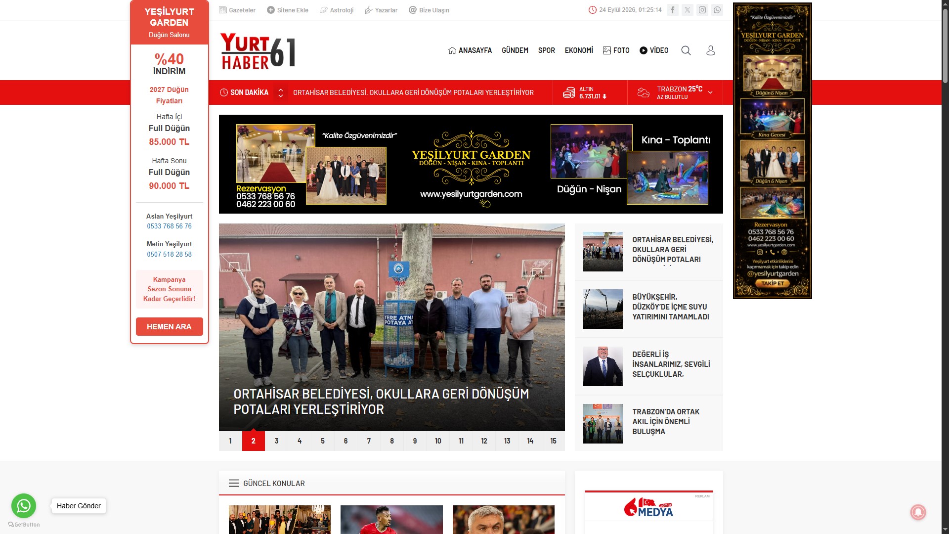 Yurthaber61 — Haber Sitesi