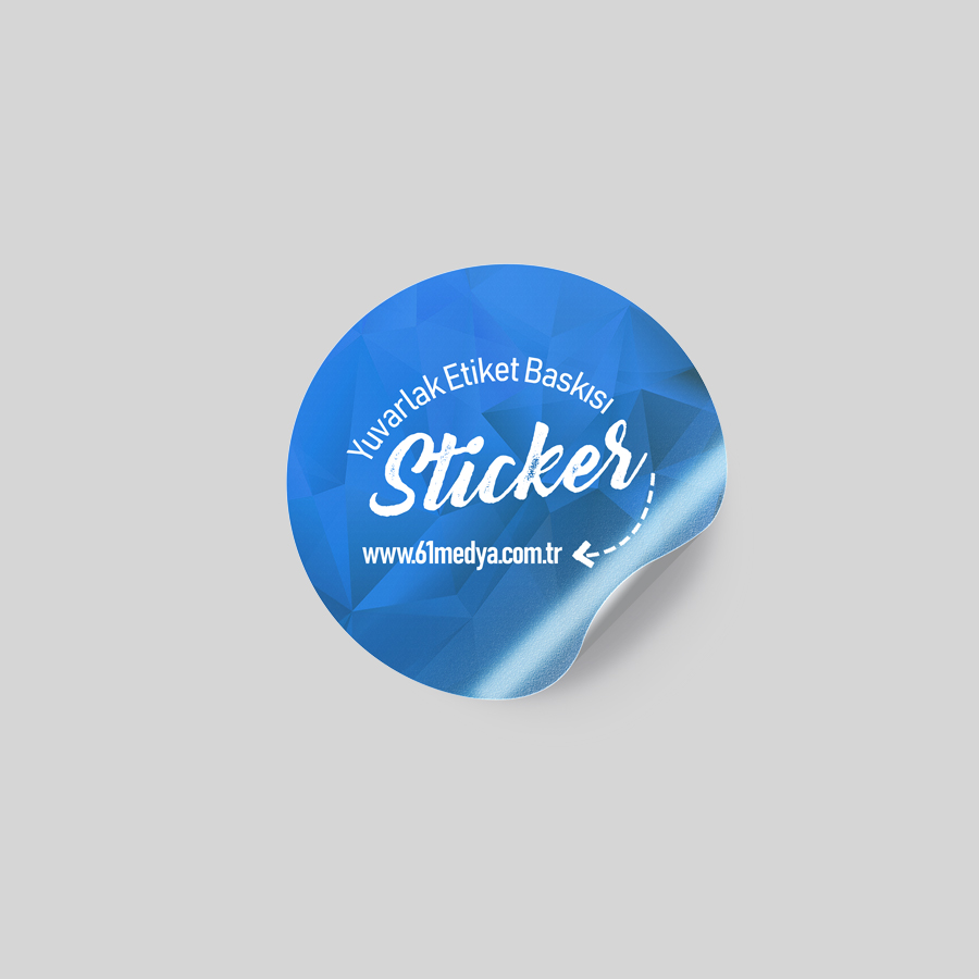 Özel Kesimli Etiket Sticker