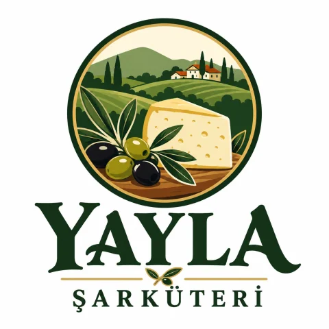 Şarküteri logo tasarım örneği