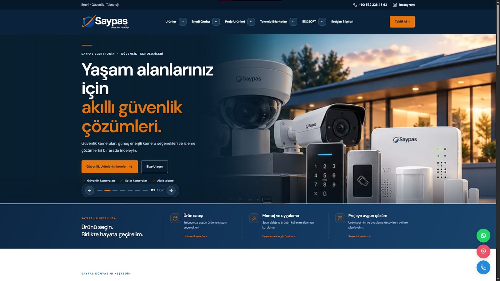 Saypaş Elektronik — Kurumsal Web Sitesi
